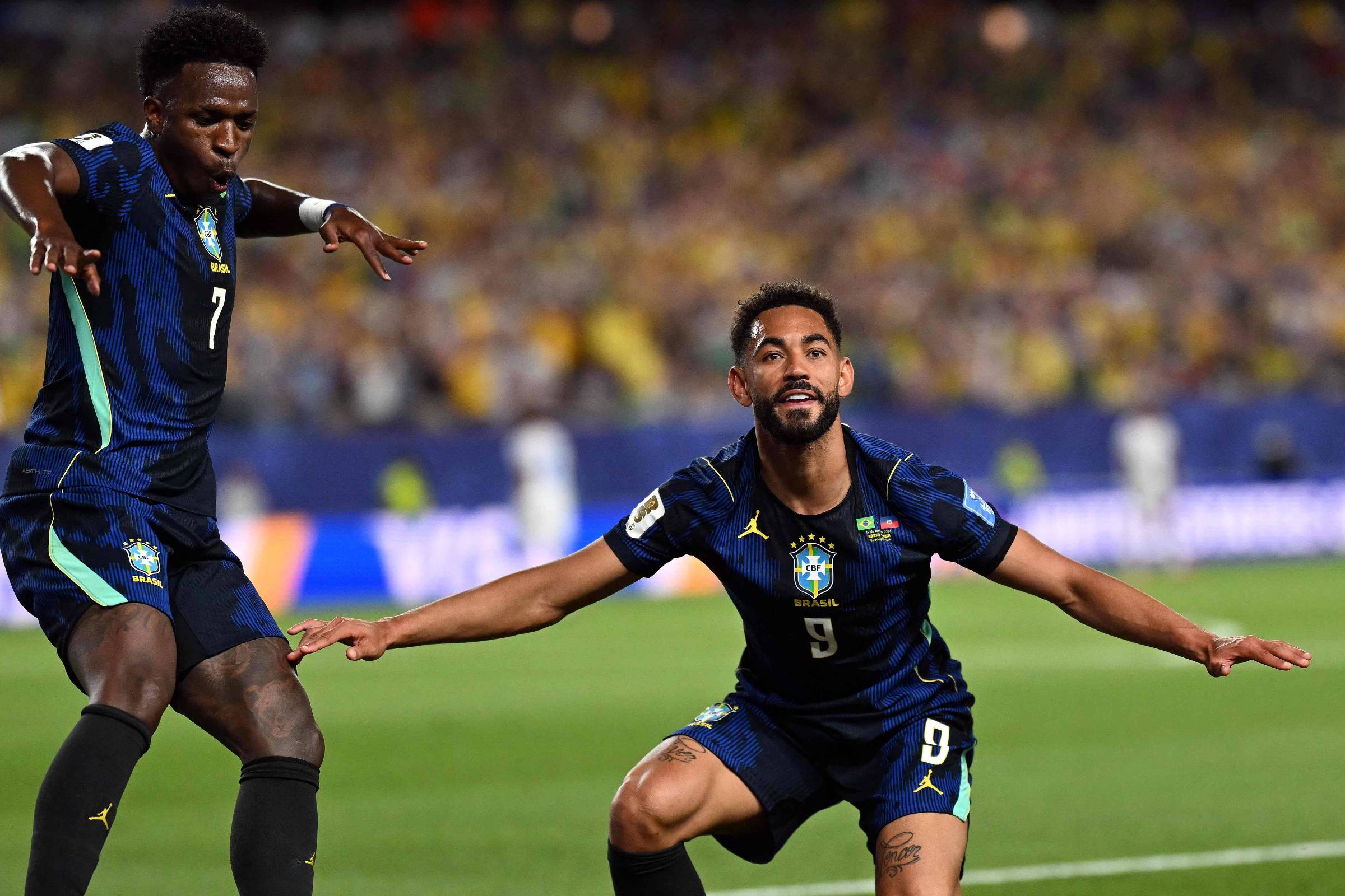 Brasil goleia Haiti e lidera Grupo C da Copa do