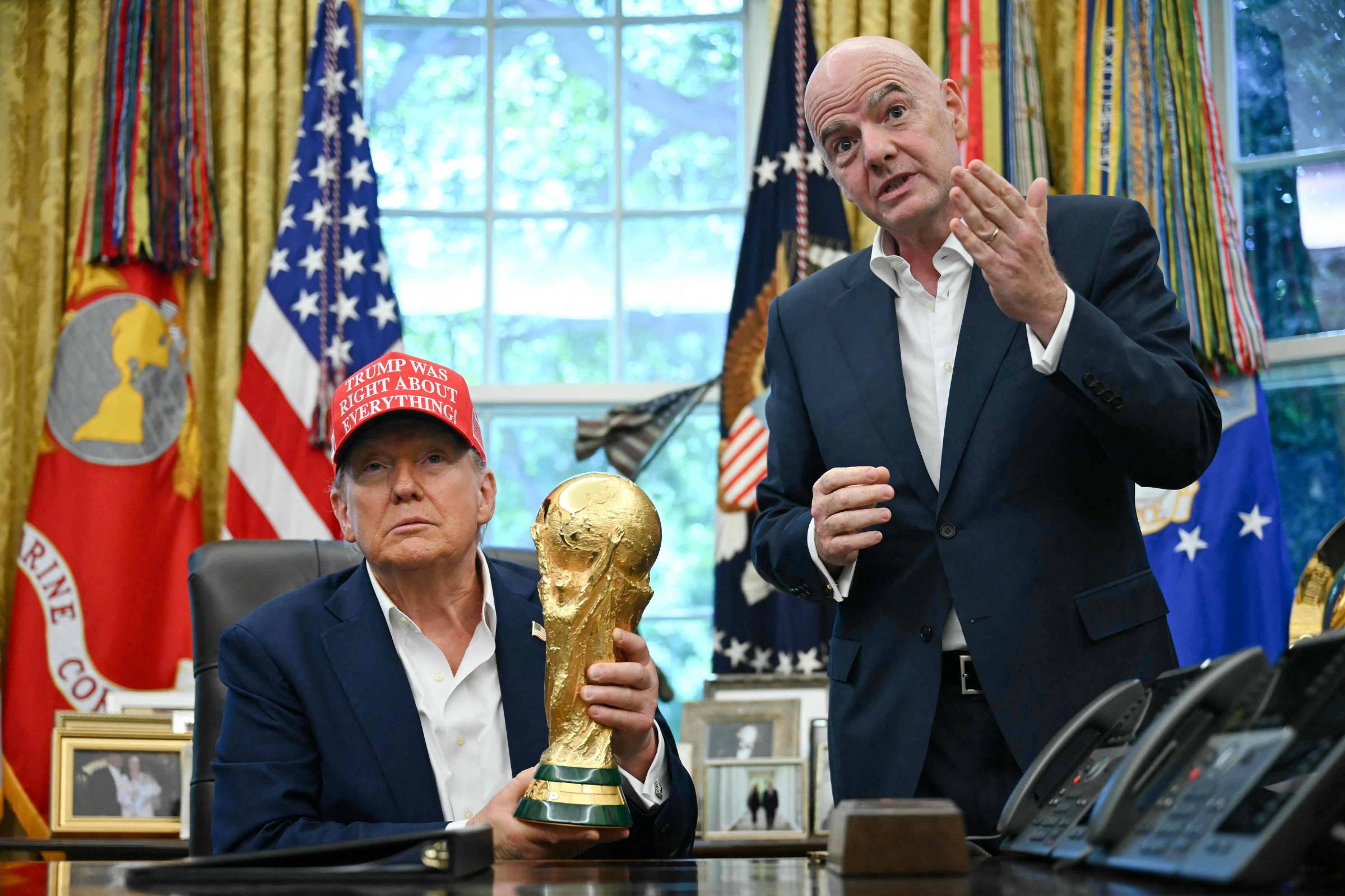 Copa: Infantino está 'trumpificando' a Fifa 24/06/2026 Esporte