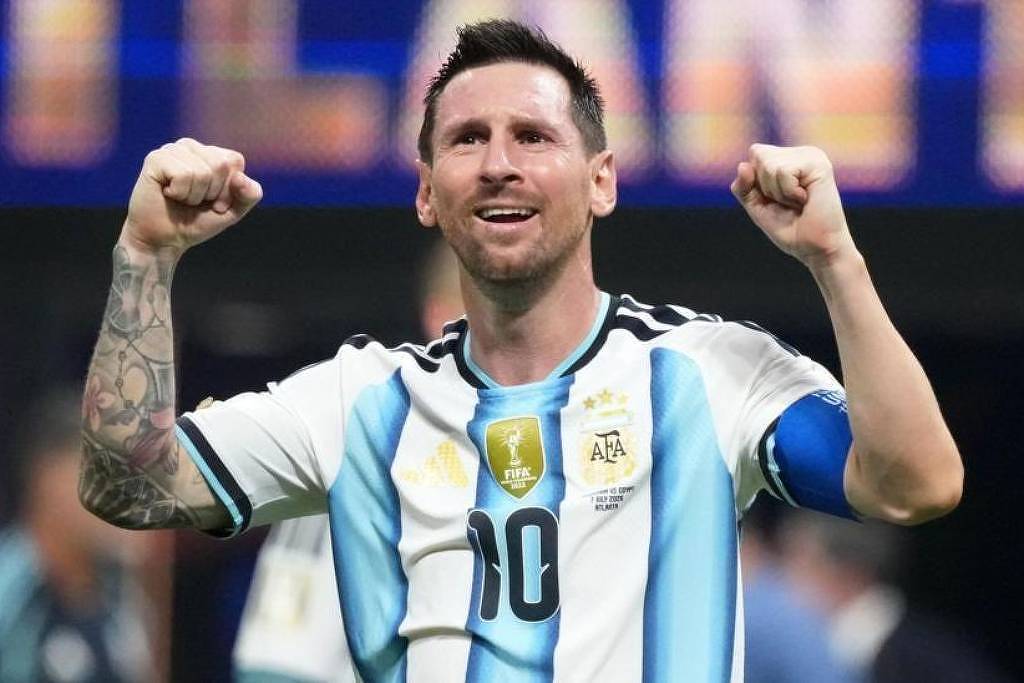 Messi enfrentará pela primeira vez a Inglaterra 12/07/2026