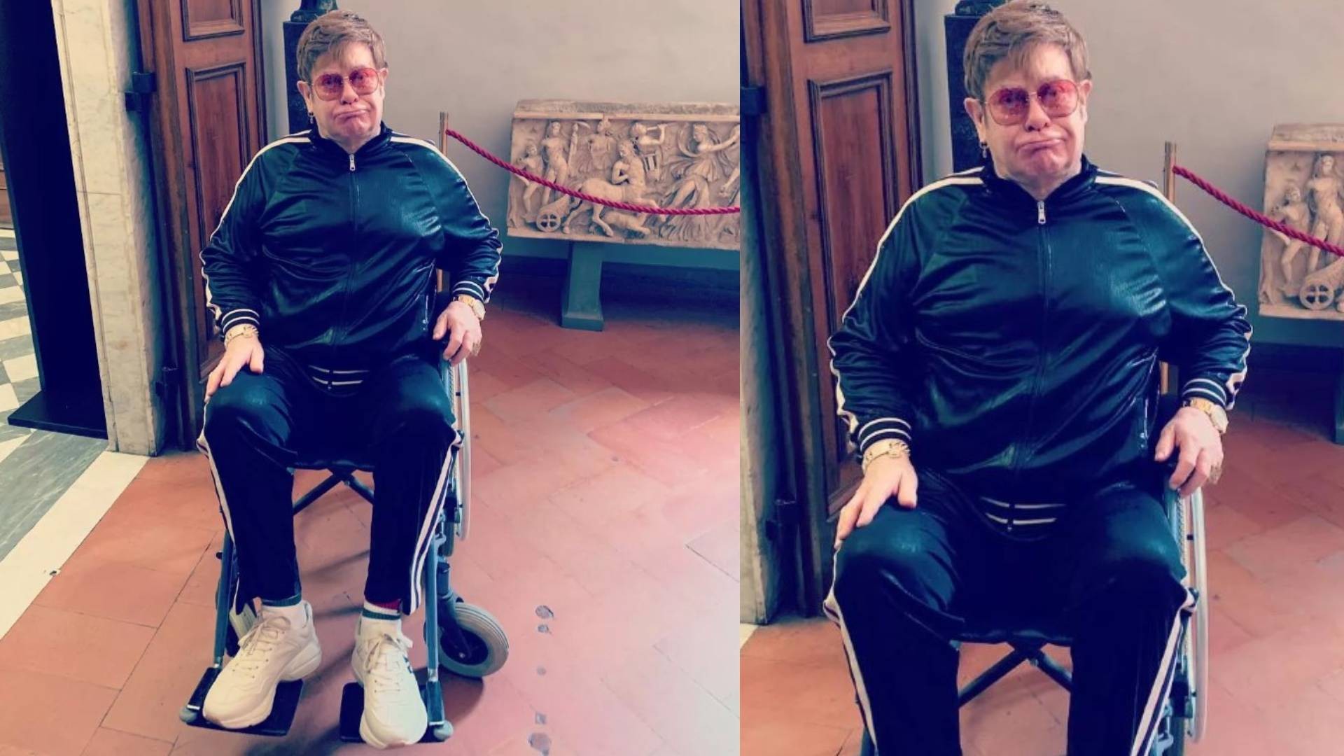 Por que Elton John usa cadeira de rodas? Cantor deixou