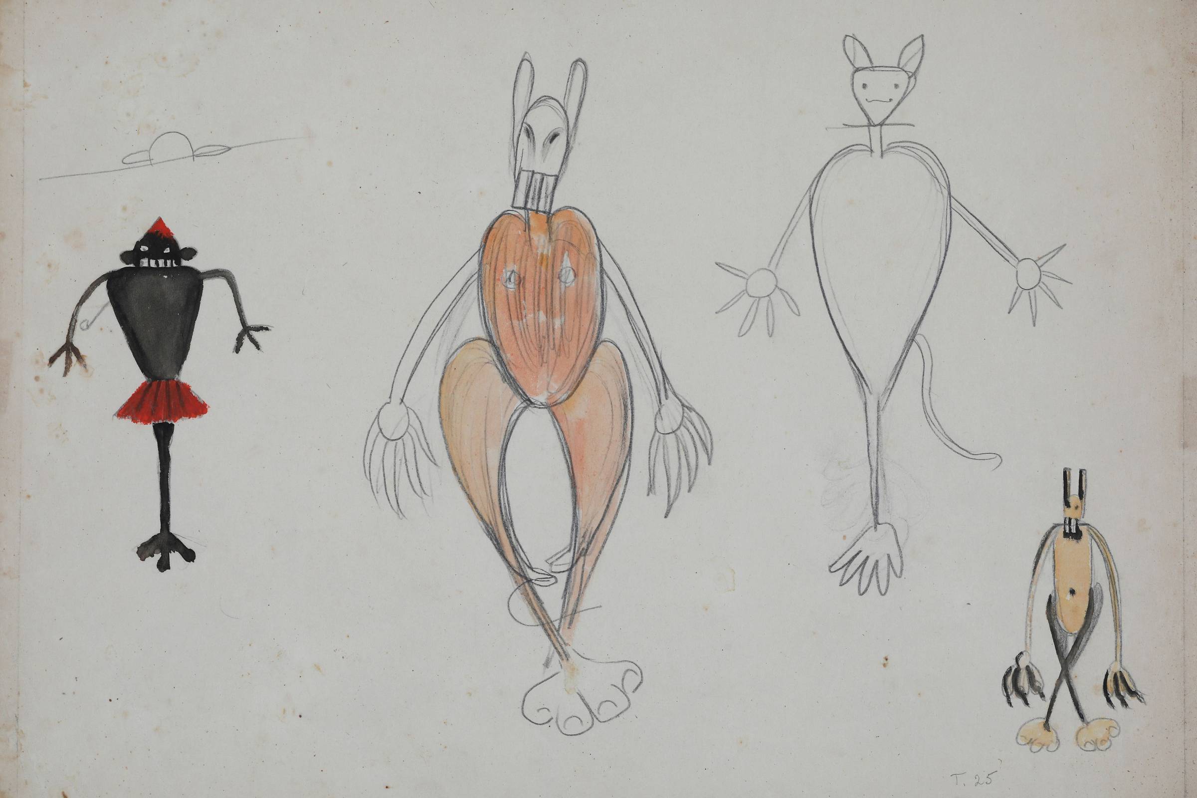 Mostra de Tarsila traz desenhos pouco vistos da artista